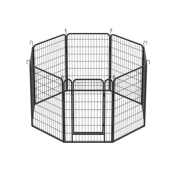 8 Pieces Of Heavy-duty Metal Game Fence