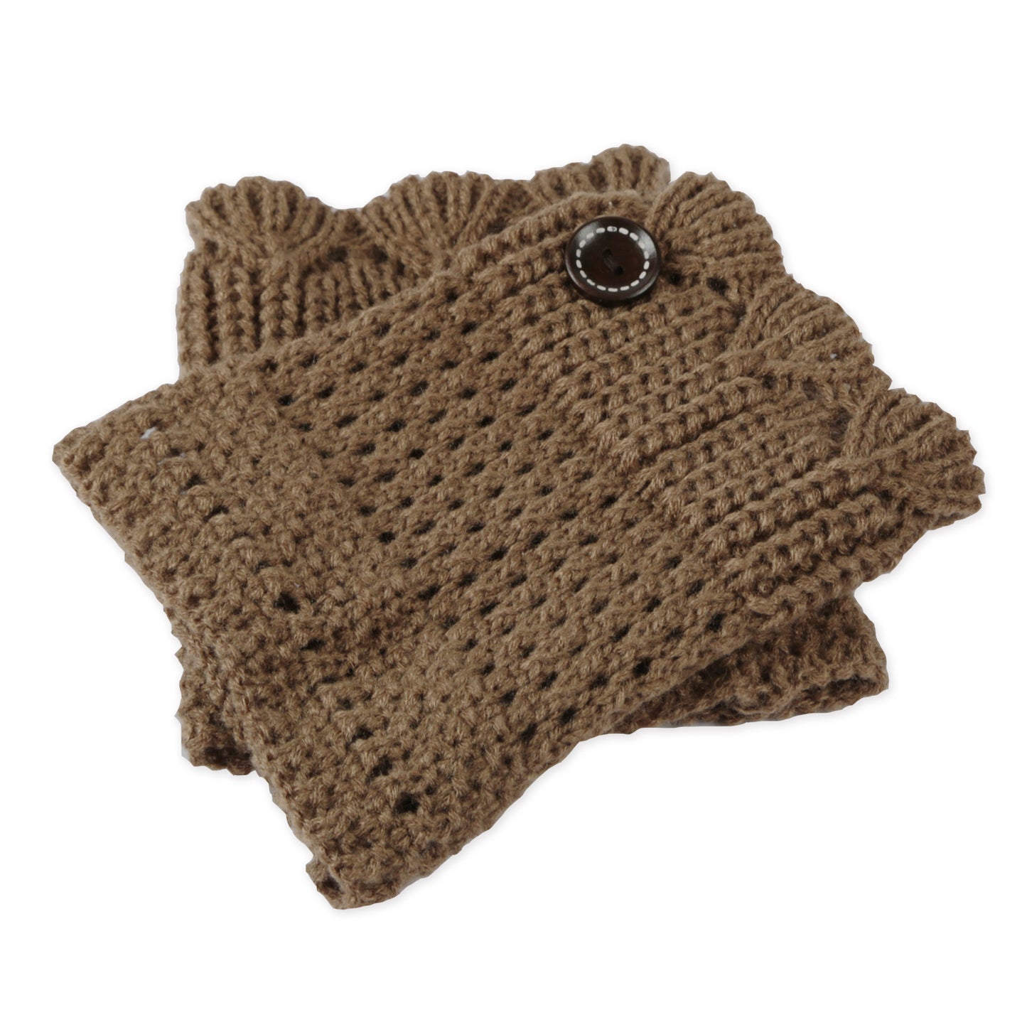 1Pair Women Winter Crochet Knit Leg Warmers