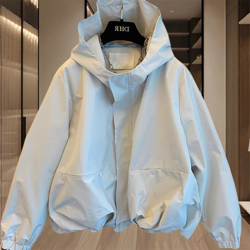 All-matching Bud Leisure Windproof Coat For Women