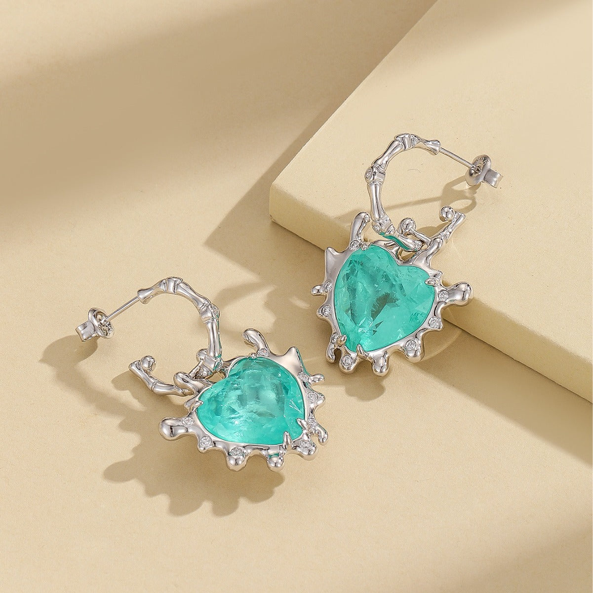 S925 Sterling Silver Love Earrings